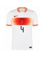 Moške Nogometnih dresov Nizozemska Virgil van Dijk #4 Gostujoči SP 2026 Kratki rokavi Moške Nogometnih dresov Nizozemska Virgil van Dijk #4 Gostujoči SP 2026 Kratki rokavi